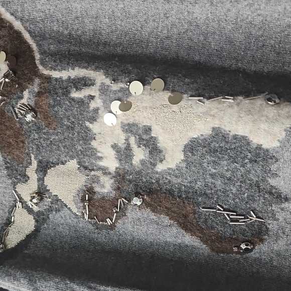 Pennyblack Embellished Viscose Angora Blend Sweater - Picture 3 of 8